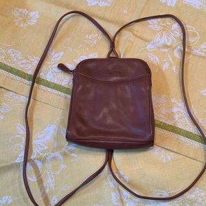 Mini Vintage Leather Fossil Backpack Bag